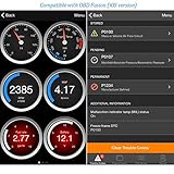 Veepeak Mini WiFi OBD II Scanner Automotive EOBD Diagnosegerät Scan Tool Check Engine Light Code Reader Adapter für iOS iPhone iPad und Android - 6
