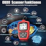 VIDENT V301 OBD2 Diagnosegerät Scaner, Motorkontrollleuchte OBD2 Auslesen Scaner EPB TPS Öl Reset Tool Kompatibel für VW/Audi - 2