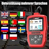 VIDENT V301 OBD2 Diagnosegerät Scaner, Motorkontrollleuchte OBD2 Auslesen Scaner EPB TPS Öl Reset Tool Kompatibel für VW/Audi - 6