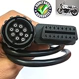 Goldplay 10-poliger -Adapter auf OBD2 16-poliger Stecker für Motorräder und Fahrräder - 5