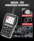 thinkcar Obd2 Diagnosegerät,ThinkOBD500 Diagnosegerät Auto Große Größe&Deutsch Unterstützen, Volle Obd2-Funktionalität Auslesegerät Auto Mit Tastenkombinationen (500) - 5