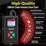 KINGBOLEN OBD2 Diagnosegerät YA100 Diagnosegerät Auto für Alle Fahrzeuge, Modus 6&Check Engine Light,obd2 Code Scanner für Alle OBDII/EOBD/CAN Protokoll Autos Seit 1996,Lebenslanges Kostenloses Update - 3