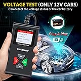 KINGBOLEN OBD2 Diagnosegerät YA100 Diagnosegerät Auto für Alle Fahrzeuge, Modus 6&Check Engine Light,obd2 Code Scanner für Alle OBDII/EOBD/CAN Protokoll Autos Seit 1996,Lebenslanges Kostenloses Update - 7