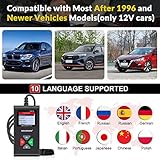 KINGBOLEN OBD2 Diagnosegerät YA100 Diagnosegerät Auto für Alle Fahrzeuge, Modus 6&Check Engine Light,obd2 Code Scanner für Alle OBDII/EOBD/CAN Protokoll Autos Seit 1996,Lebenslanges Kostenloses Update - 8