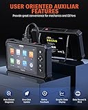 ANCEL FX9000 OBD2 Diagnosegerät für Alle Fahrzeuge, Alles Systemdiagnosen & 26 Servicefunktionen Kfz Diagnosegerät Auto OBDII Scanner mit ABS BMS TPS DPF IMMO SAS EPB TPMS AFS Öl Reset Auslesegerät - 4