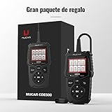 mucar Obd2 Diagnosegerät,CDE500 Diagnosegerät Auto Große LCD-Bildschirme & Deutsch Unterstützen, Klassisch Verbessert Obd2 Diagnosegerät Für Alle Fahrzeuge Mit Tastenkombinationen (Rot) - 7