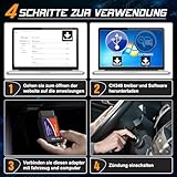 FORScan ELM327 OBD2 Scanner OBDII Diagnosegerät ELMconfig Diagnosegerät Auto,Diagnose Scanner mit MS CAN/HS CAN Switch, Diagnose unter Windows mit V1.5 PIC18F25K80 Chip Für Ford und Mazda - 6