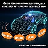 FORScan ELM327 OBD2 Scanner OBDII Diagnosegerät ELMconfig Diagnosegerät Auto,Diagnose Scanner mit MS CAN/HS CAN Switch, Diagnose unter Windows mit V1.5 PIC18F25K80 Chip Für Ford und Mazda - 10