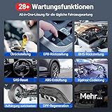 TOPDON ArtiDiag800 BT – OBD2 Diagnosegerät für alle Fahrzeuge, KFZ Diagnosegerät mit Full System Diagnosen und 28 Service Funktionen, lenbenslanges Online Upgrade, Drahtlose Verbindungen - 4