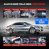 mucar OBD2 Diagnosegerät, Diagnosegerät Auto, Nachgerüstete mit 6 Systemdiagnosen + 7 Servicefunktionen (Öl/TPMS/EPB/SAS/DPF/ABS Entlüftung/Drosselklappen-Rückstellung), Kostenlose Nutzung - 12