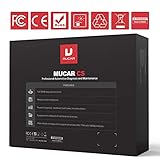 mucar OBD2 Diagnosegerät, Diagnosegerät Auto, Nachgerüstete mit 6 Systemdiagnosen + 7 Servicefunktionen (Öl/TPMS/EPB/SAS/DPF/ABS Entlüftung/Drosselklappen-Rückstellung), Kostenlose Nutzung - 8