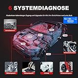 mucar OBD2 Diagnosegerät, Diagnosegerät Auto, Nachgerüstete mit 6 Systemdiagnosen + 7 Servicefunktionen (Öl/TPMS/EPB/SAS/DPF/ABS Entlüftung/Drosselklappen-Rückstellung), Kostenlose Nutzung - 9