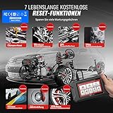 mucar OBD2 Diagnosegerät, Diagnosegerät Auto, Nachgerüstete mit 6 Systemdiagnosen + 7 Servicefunktionen (Öl/TPMS/EPB/SAS/DPF/ABS Entlüftung/Drosselklappen-Rückstellung), Kostenlose Nutzung - 10