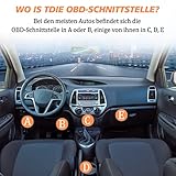OBD2 Diagnosegerät Auto Adapter WiFi,SOARFLY OBDII KFZ Diagnose Scanner Tool für die meisten Autos,ELM327 Auto Code Leser Scan Werkzeug Auto Gadget für IOS Android Windows iPhone Smartphone Tablet - 7
