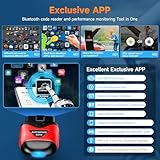 AUTOPHIX Bluetooth OBD2 Diagnosegerät für iOS & Android EOBD OBDII Auto Scanner mit Batterietest PKW KFZ Fehlercode lesen und löschen - 4