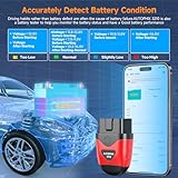 AUTOPHIX Bluetooth OBD2 Diagnosegerät für iOS & Android EOBD OBDII Auto Scanner mit Batterietest PKW KFZ Fehlercode lesen und löschen - 5