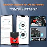 AUTOPHIX Bluetooth OBD2 Diagnosegerät für iOS & Android EOBD OBDII Auto Scanner mit Batterietest PKW KFZ Fehlercode lesen und löschen - 6
