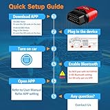 AUTOPHIX Bluetooth OBD2 Diagnosegerät für iOS & Android EOBD OBDII Auto Scanner mit Batterietest PKW KFZ Fehlercode lesen und löschen - 9