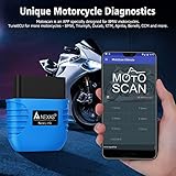 NEXAS Nexlink OBD2 Bluetooth 5.0 Adapter für IOS & Android & PC Universal EOBD OBDII Diagnosegerät Scanner Motor Fehlercode Lesegerät Kompatibel mit Vielen Apps für Auto PKW KFZ Nach 1996 - 3