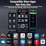 NEXAS Nexlink OBD2 Bluetooth 5.0 Adapter für IOS & Android & PC Universal EOBD OBDII Diagnosegerät Scanner Motor Fehlercode Lesegerät Kompatibel mit Vielen Apps für Auto PKW KFZ Nach 1996 - 4