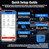 NEXAS Nexlink OBD2 Bluetooth 5.0 Adapter für IOS & Android & PC Universal EOBD OBDII Diagnosegerät Scanner Motor Fehlercode Lesegerät Kompatibel mit Vielen Apps für Auto PKW KFZ Nach 1996 - 7