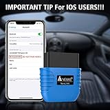 NEXAS Nexlink OBD2 Bluetooth 5.0 Adapter für IOS & Android & PC Universal EOBD OBDII Diagnosegerät Scanner Motor Fehlercode Lesegerät Kompatibel mit Vielen Apps für Auto PKW KFZ Nach 1996 - 8