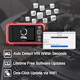 LAUNCH Europe CRP 123 EVO OBD2 Diagnosegerät Auto Auslesegerät Kfz-Diagnose Tester Öl-Service Motor ABS SRS Automatik Getriebe Code-Scanner WiFi Update Touchscreen Android Rot - 2