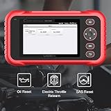 LAUNCH Europe CRP 123 EVO OBD2 Diagnosegerät Auto Auslesegerät Kfz-Diagnose Tester Öl-Service Motor ABS SRS Automatik Getriebe Code-Scanner WiFi Update Touchscreen Android Rot - 5