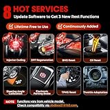 LAUNCH CRP129E OBD2 Diagnosegerät Auto Auslesegerät Kfz-Diagnose EOBD Tester, obd2 Scanner mit 4 Systemen Motor, ABS, SRS, Automatik Getriebe+5 Service Funktionen mit Touchscreen WiFi Update/Android - 3