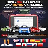 LAUNCH CRP129E OBD2 Diagnosegerät Auto Auslesegerät Kfz-Diagnose EOBD Tester, obd2 Scanner mit 4 Systemen Motor, ABS, SRS, Automatik Getriebe+5 Service Funktionen mit Touchscreen WiFi Update/Android - 4