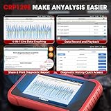 LAUNCH CRP129E OBD2 Diagnosegerät Auto Auslesegerät Kfz-Diagnose EOBD Tester, obd2 Scanner mit 4 Systemen Motor, ABS, SRS, Automatik Getriebe+5 Service Funktionen mit Touchscreen WiFi Update/Android - 6