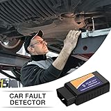 AVCXEC OBD2 Bluetooth Diagnosegerät, Auto Diagnosegerät OBD2 Adapter für Android Windows, Elm327 OBD2 USB Scanner Bluetooth mit v2.1, Elm327 OBD2 Diagnosegerät für Alle Obdii Protokoll Fahrzeuge - 5
