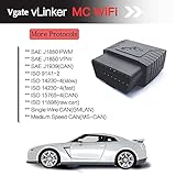 TONWON Vgate vLinker MC OBDII WiFi OBD2 Diagnosescanner für IOS, Android und Windows - 6
