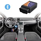 obd2 Bluetooth Adapter, OBD2 Diagnosegerät Bluetooth 5.0, obd2 car Scanner, elm327 Bluetooth Scanner Code Reader Reset for Android Windows, Auto Car Diagnostic Scan Tool for Auto Scan Repair Tools - 7