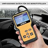 OBD2 Diagnosegerät Werkzeuge, kungfuren OBDII-Autocodeleser Automatische Diagnose mit LCD-Bildschirm, Motorfehlercode OBD2/EOBD diagnosegerät Auto für alle OBDII-Autos nach 1996 - 5