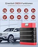 OBD2 Bluetooth Adapter für iOS & Android, ThinkDiag Mini OBD2 Diagnosegerät Mit Alle Systemdiagnosen, Diagnosegerät Auto für Fahrzeuge, Exklusive APP/Batterietest/Auto VIN/Kostenlose Aktualisierungen - 4