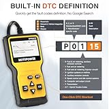 MOTOPOWER MP69033 Auto OBD2 Scanner Codeleser Motor-Fehlercode-Leser Scanner CAN Diagnosegerät für alle OBD II Protokoll Autos - 4