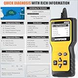 MOTOPOWER MP69033 Auto OBD2 Scanner Codeleser Motor-Fehlercode-Leser Scanner CAN Diagnosegerät für alle OBD II Protokoll Autos - 7
