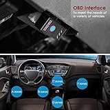 INTEY OBD 2  Diagnose-Interfaces für Android/OBD und OBD 2 Bluetooth Scanner/OBD und OBD-2 Bluetooth Adapter Unterstützte Fahrzeuge Benzin PKWs mit OBD 2 Protokolle ab 2001 - 3