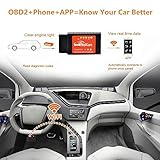 WiFi OBD2 Scanner OBDII Diagnosegerät Wlan Adapter Auto Diagnose Scanner Code Reader Check Engine für IOS Apple iPhone Android Windows - 5