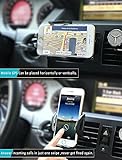 Auto Handyhalterung Kratzschutz 360°Drehbarem Gelenk [Lebenslange Garantie] IZUKU Handy Halterung Auto Lüftung Universal Kompatibel für iPhone8/7/6 Samsung Smartphone mit einer Breite von 5,3cm-9,5cm - 7