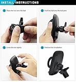 Auto Handyhalterung Kratzschutz 360°Drehbarem Gelenk [Lebenslange Garantie] IZUKU Handy Halterung Auto Lüftung Universal Kompatibel für iPhone8/7/6 Samsung Smartphone mit einer Breite von 5,3cm-9,5cm - 5