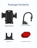 KFZ Handyhalterung Auto, Universal Windschutzscheibe Smartphone Halterung Auto/ Telefonhalterung mit starker Saugnapf für iPhone 7/7 Plus/6/6S Plus/6S, Samsung S7/S6/S5 Note 5/4/3, HTC und andere,GPS - 12