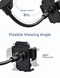 KFZ Handyhalterung Auto, Universal Windschutzscheibe Smartphone Halterung Auto/ Telefonhalterung mit starker Saugnapf für iPhone 7/7 Plus/6/6S Plus/6S, Samsung S7/S6/S5 Note 5/4/3, HTC und andere,GPS - 6