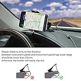 Handyhalterung, M.Way Winkel einstellbar Auto Kratzschutz Handyhalterung Armaturenbrett Universal rutschfest Kompatibel für alle Smartphones mit 3.0 „- 6.5“ 【Gilt für iphone Samsung HUAWEI usw,】 - 5