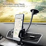 Vansky 3-in-1 Universal KFZ Handyhalterung, Auto Handy Halter | Lüftungshalter, Armaturenbrett-Halterung und Windschutzscheibenhalterung für Smartphone oder GPS-Gerät mit 3.5”-7” - 3