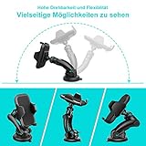 KFZ HandyHalterung, VicTsing Autohalterung Handy 360° drehbare, Car Phone Holder on Windschutzscheibe Armaturenbrett mit Kugelgelenk für iPhone 7 / 7Plus, 6s / 6 Plus 5s, Galaxy S7 / S6 Rand S5, Hinw - 6