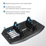 [Neue Version] Ipow® Universal Silikon Handyhalterung Antirutschmatte Auto & Haus Doppelzweck Handy Halterung Ständer für Smartphone wie iPhone 7 7 Plus 6s 6 5 4 Samsung Galaxy S7 S6 S5 S4, Mit 2 Größe Halterteile - 2