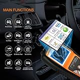 OBD2 Auto Diagnosegerät，4.7 'LCD OBD2 Scanner,professionelle Kfz-Diagnose-Tool(Unterstützt alle 12V Benzin Fahrzeuge ab 1996) Auto-Codeleser zum Überprüfen und Löschen von Fehlercode - 3
