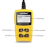 OBDII OBD2 Diagnosegerät Auto KFZ, AUTOOL 16Pin Fehler Auslesen Auto Motor mit Batterietester, OBD2 Fehlercodeleser Scanner für Lesen und Löschen Fehlercode - 4